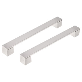 Differnz Tilburg mat chroom Aluminium Hartafstand 192 mm 2 stuks