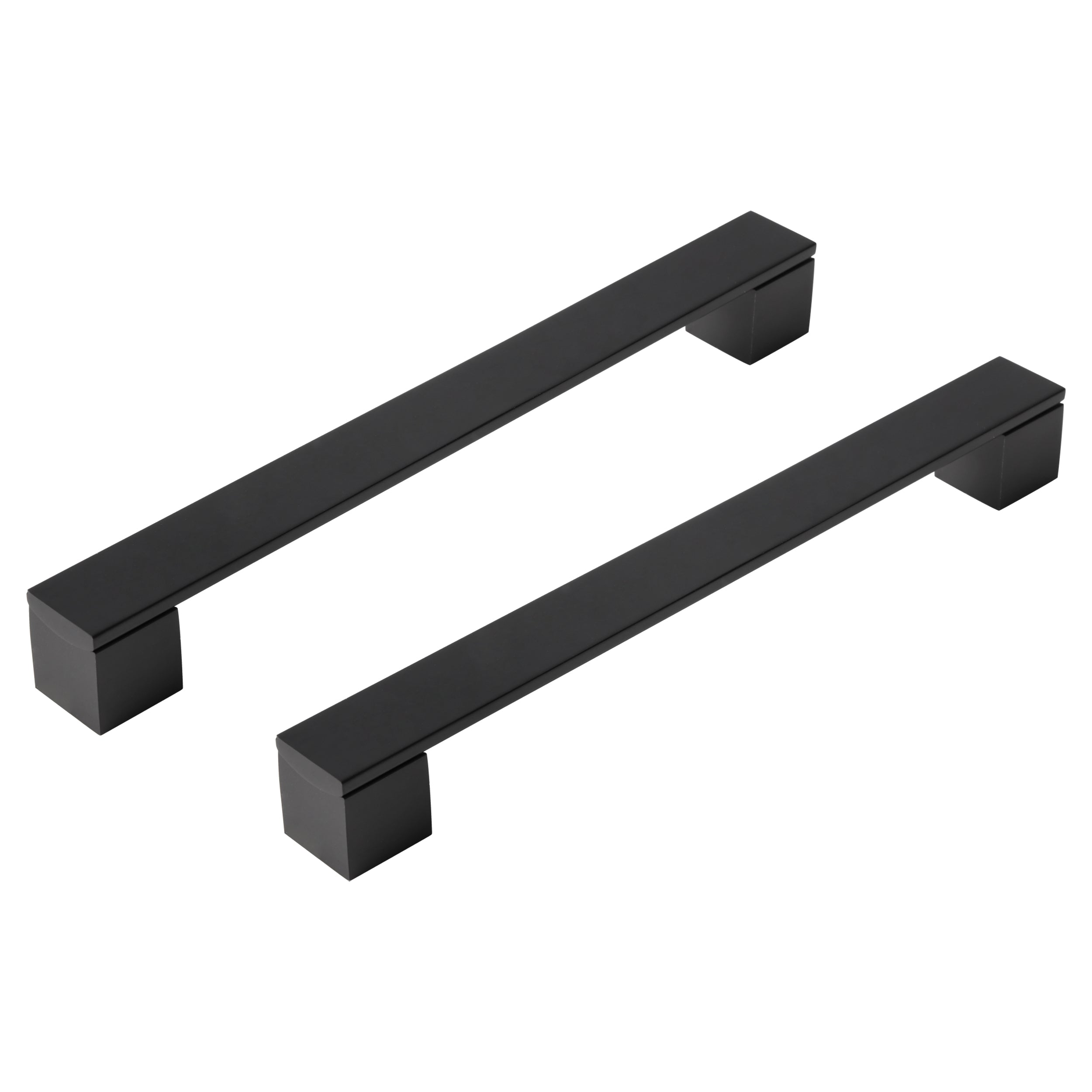 Differnz Tilburg mat zwart Aluminium Hartafstand 192 mm 2 stuks