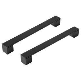 Differnz Tilburg mat zwart Aluminium Hartafstand 192 mm 2 stuks
