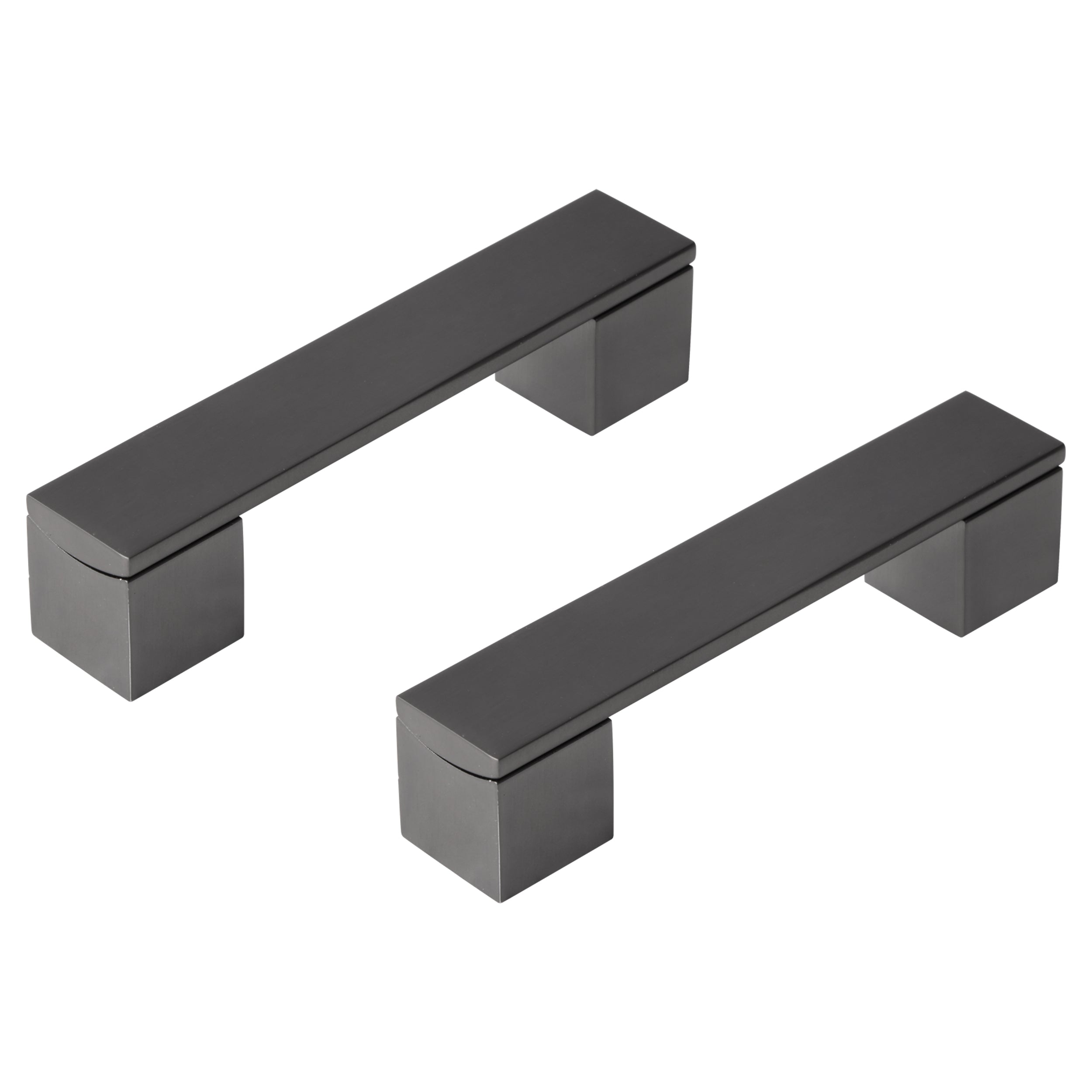 Differnz Tilburg gun metal Zink Hartafstand 96 mm 2 stuks