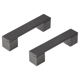 Differnz Tilburg gun metal Zink Hartafstand 96 mm 2 stuks