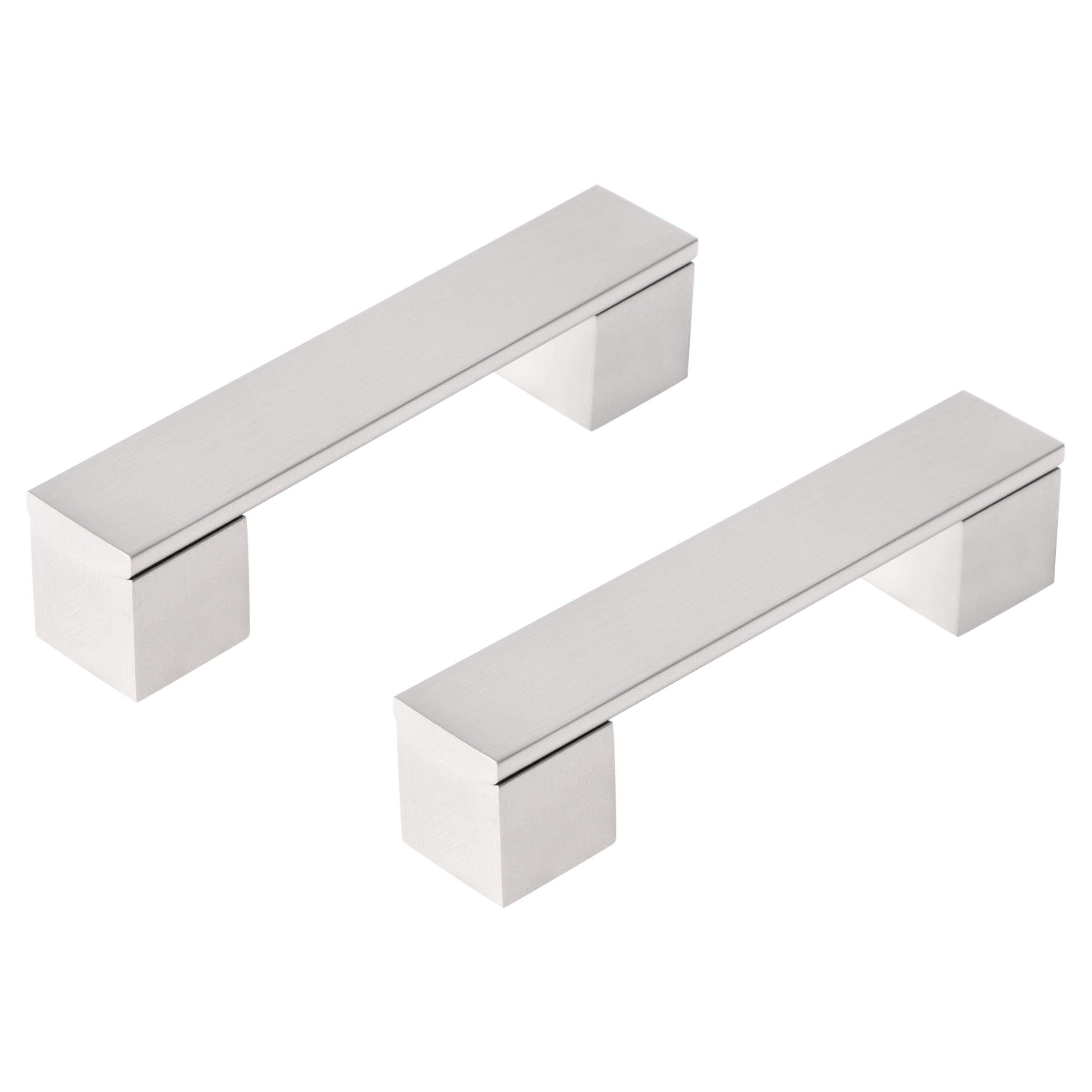 Differnz Tilburg mat chroom Aluminium Hartafstand 96 mm 2 stuks