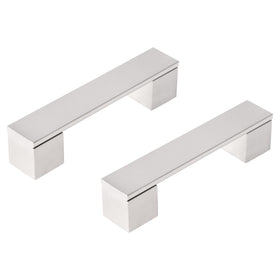 Differnz Tilburg mat chroom Aluminium Hartafstand 96 mm 2 stuks