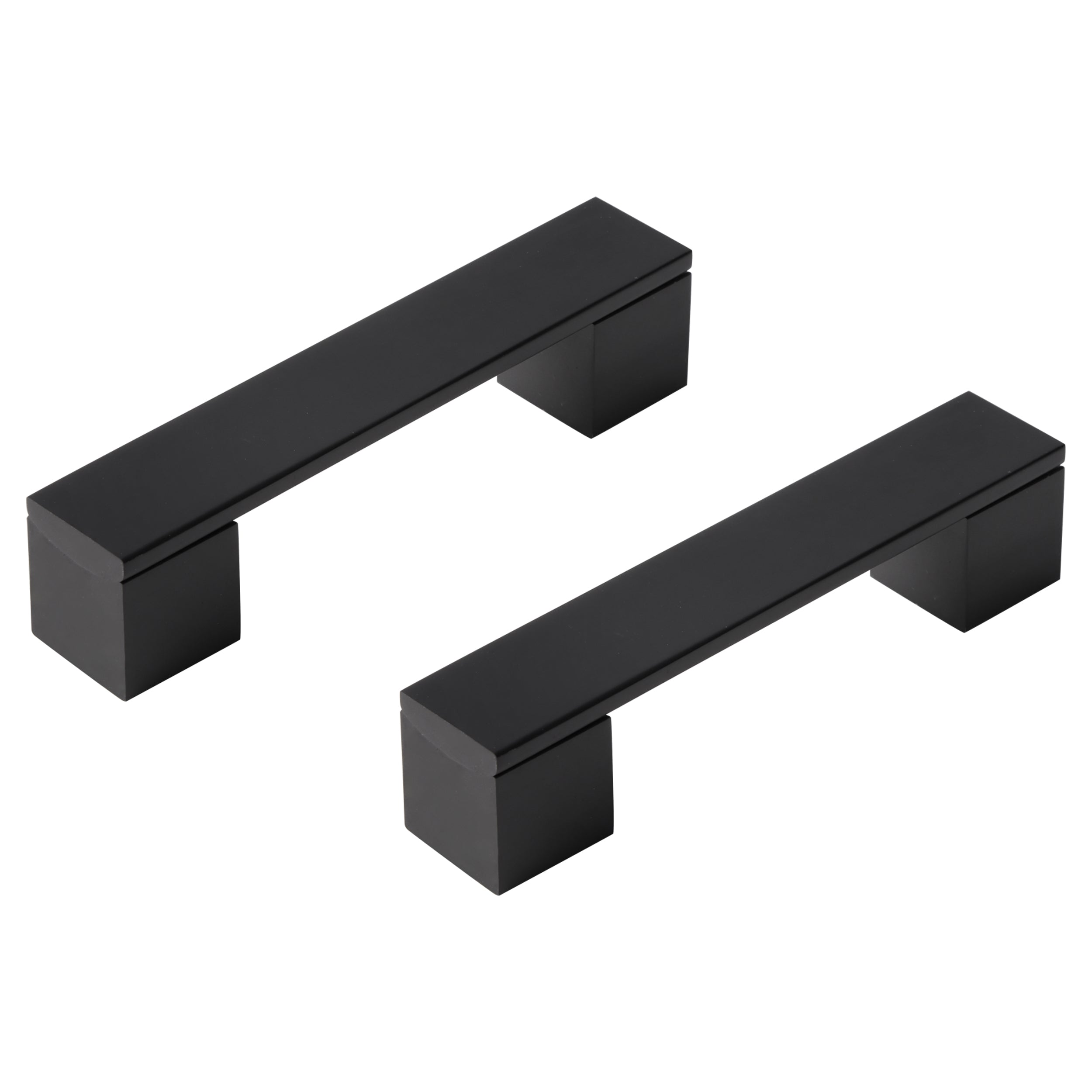 Differnz Tilburg mat zwart Aluminium Hartafstand 96 mm 2 stuks