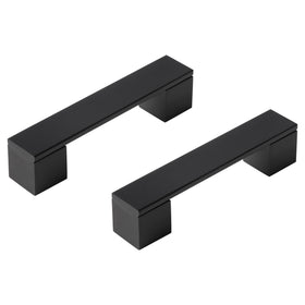 Differnz Tilburg mat zwart Aluminium Hartafstand 96 mm 2 stuks
