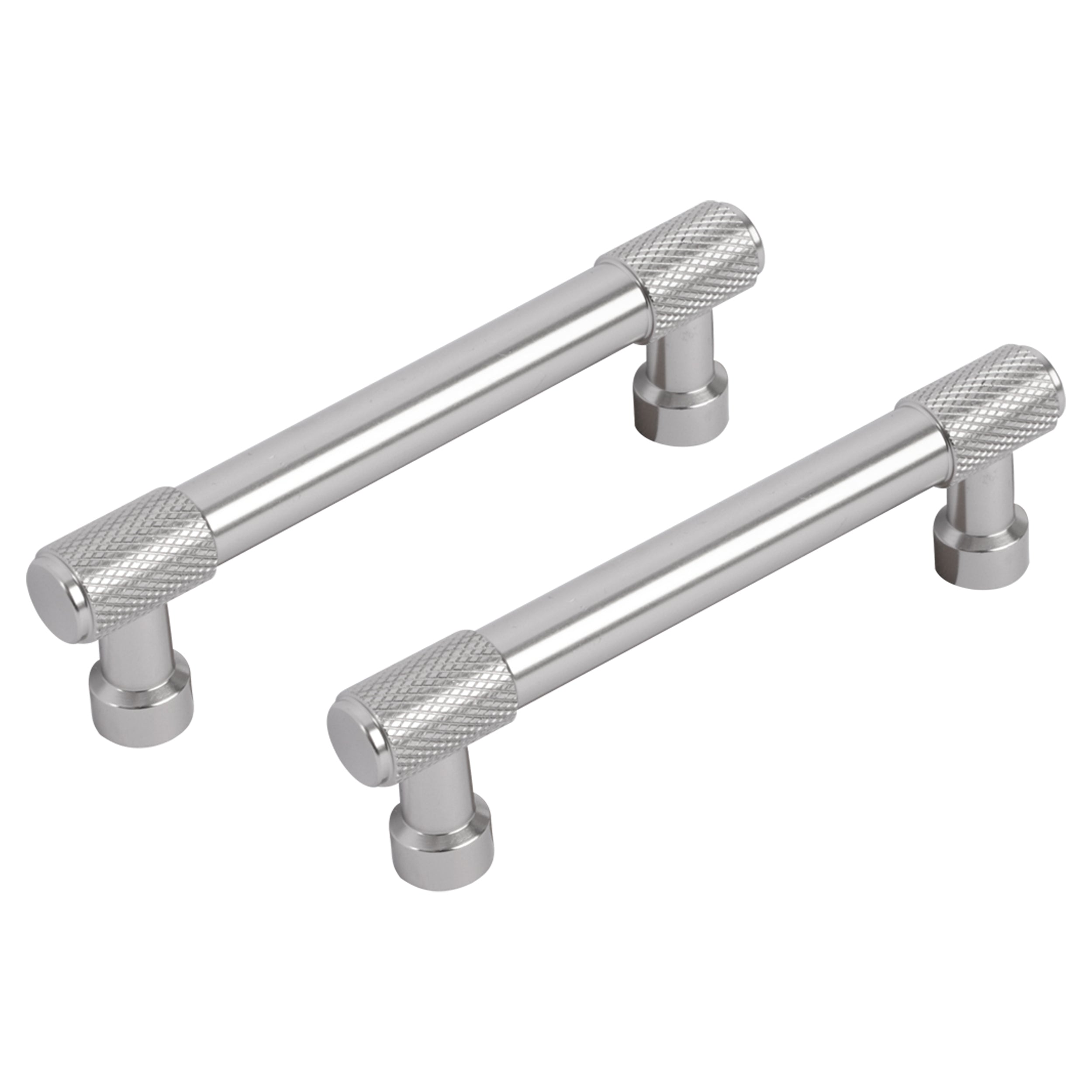 Differnz Utrecht mat chroom Aluminium Hartafstand 96 mm 2 stuks