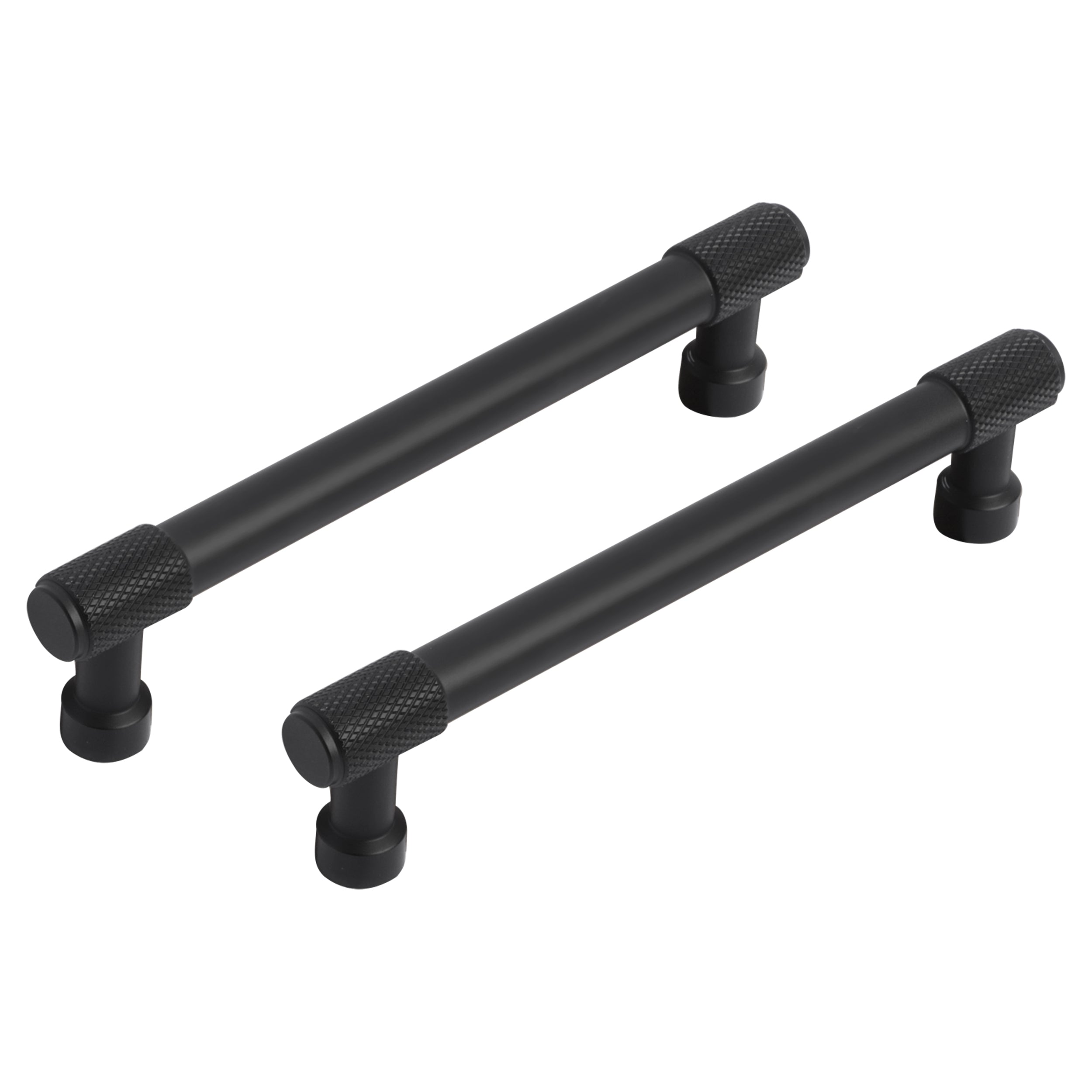 Differnz Utrecht mat zwart Aluminium Hartafstand 128 mm 2 stuks