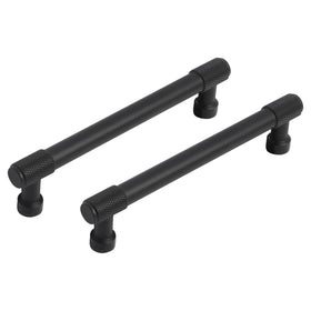 Differnz Utrecht mat zwart Aluminium Hartafstand 128 mm 2 stuks