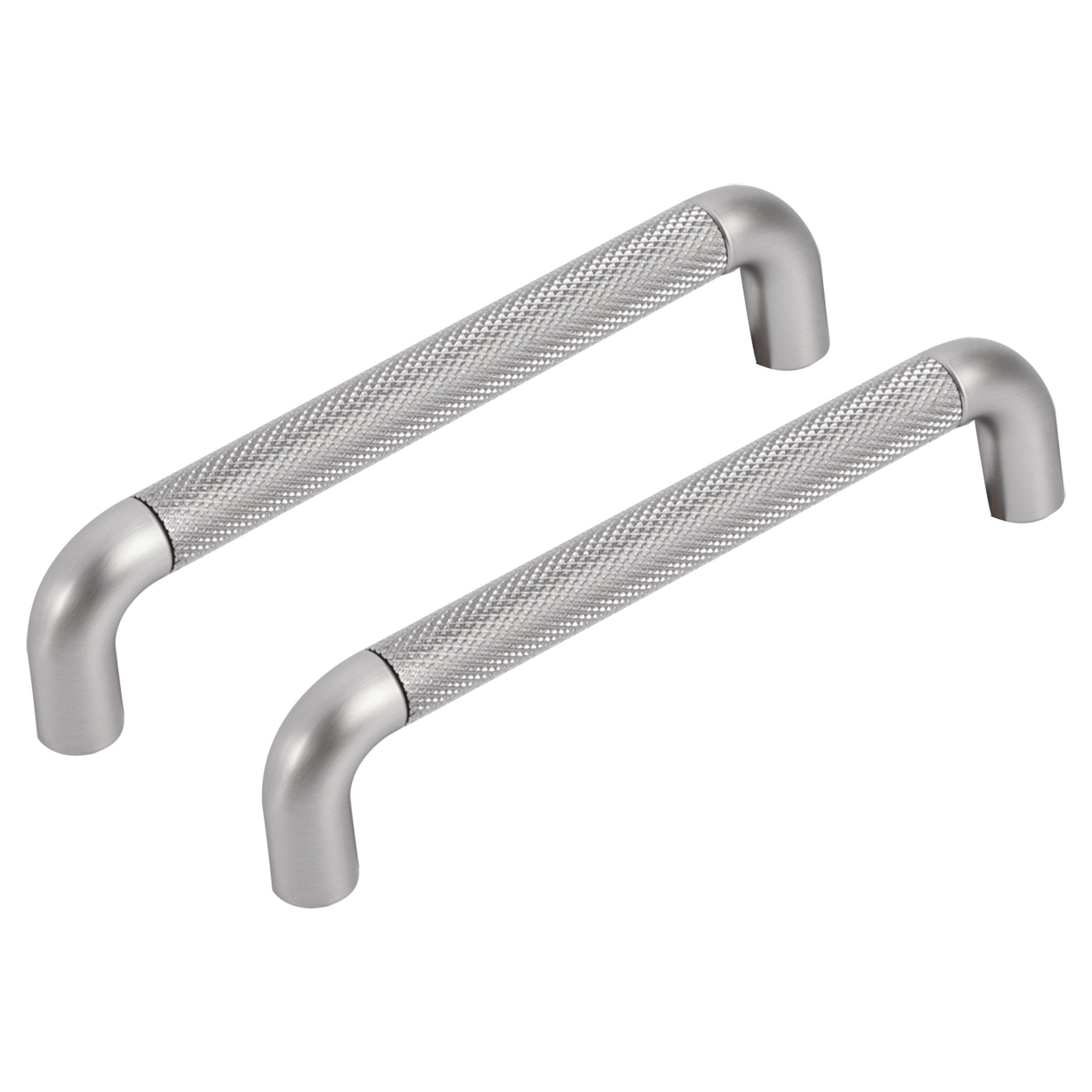 Differnz Utrecht mat chroom Aluminium Hartafstand 128 mm 2 stuks