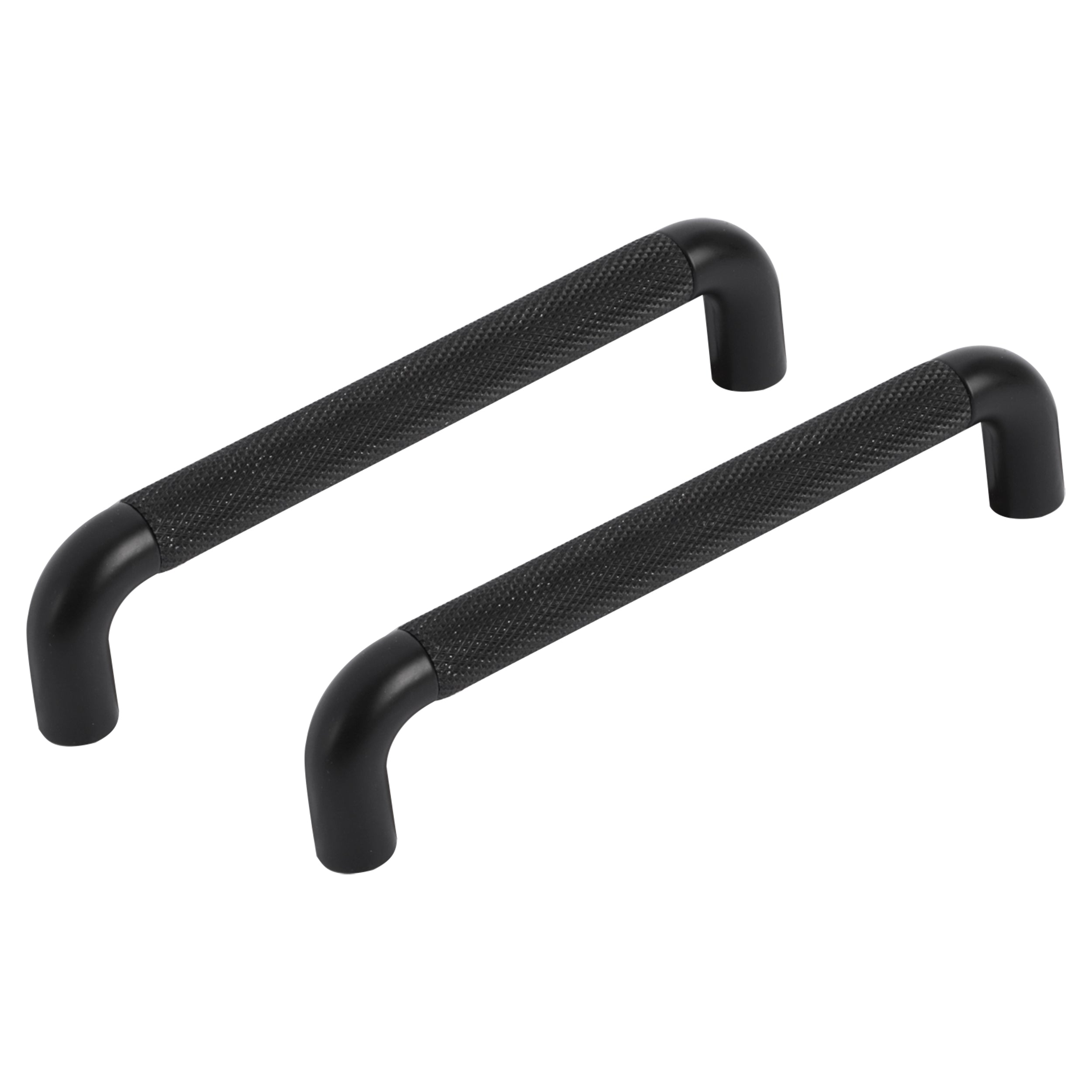 Differnz Utrecht mat zwart Aluminium Hartafstand 128 mm 2 stuks