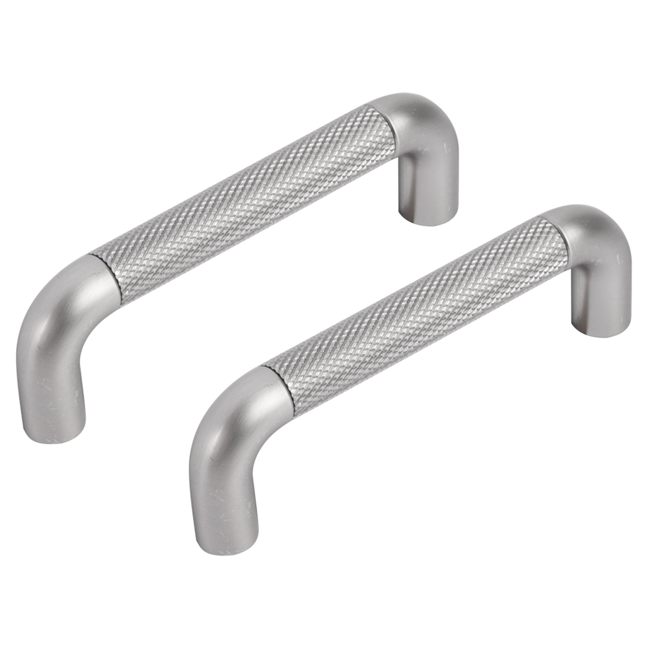 Differnz Utrecht mat chroom Aluminium Hartafstand 96 mm 2 stuks