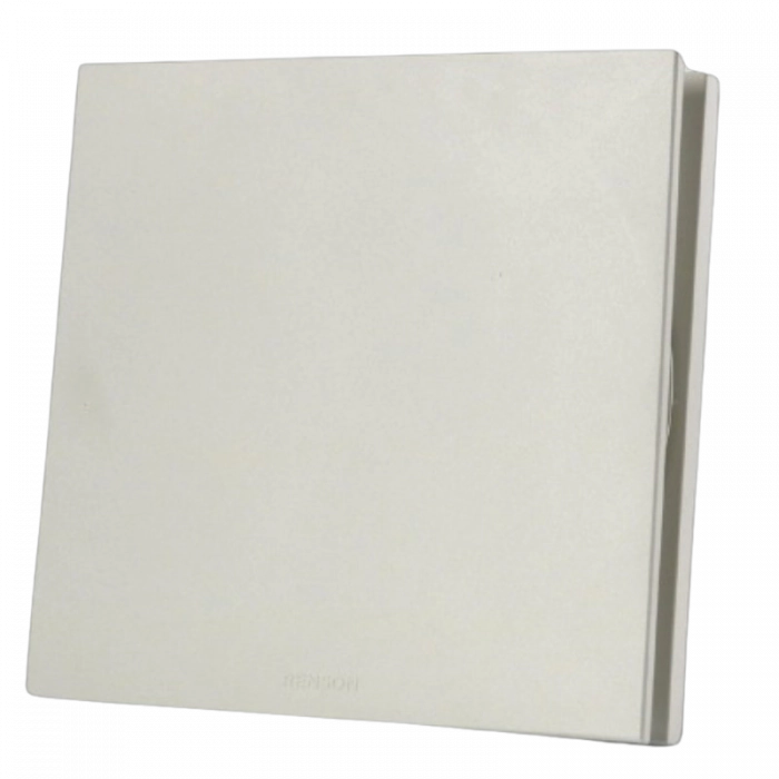 Renson Aeroo Designventiel vierkant - kunststof Ø125mm - RAL9010