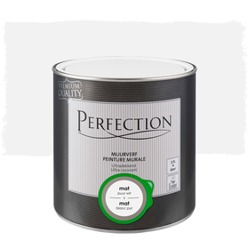 Perfection Ultradekkend Muurverf - Mat - Puur Wit - 2,5L
