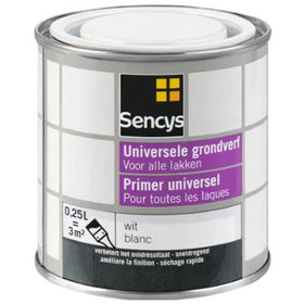 Sencys universele grondlak wit 250ml
