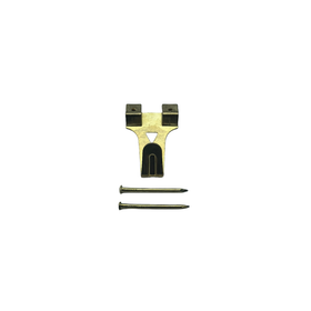 Sencys wandhaakje 30mm vermessingd per 5
