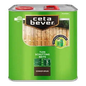 CetaBever schuttingbeits donker bruin 2,5 l