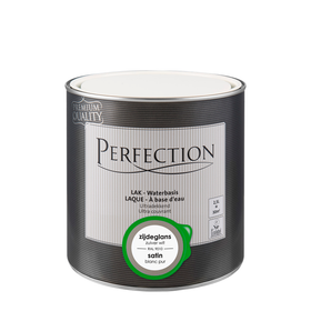 Perfection Houtlak Ultradekkend - Zijdeglans - Zuiver Wit RAL 9010 - 2,5L