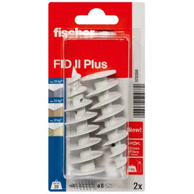 Fischer plug voor isolatie FID II Plus nylon - diam. 8 mm - 2 stuks