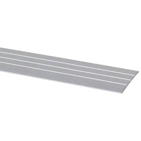 Overgangsprofiel gelijkvloers zilver zelfklevend 35x950mm