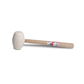 Rubi rubberhamer rond, wit 250g