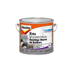 Alabastine Xtra Voorstrijk Primer - Vochtige Muren en Kelder - Transparant - 2,5L
