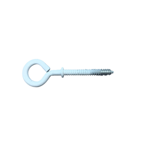 Sencys schroefoog + hals 6x45mm wit per 4