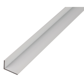 Hoekprofiel, Alu wit, 20x10x1,5/2,6m