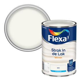 Flexa Houtlak Strak in de Lak - Zijdeglans - Wit - 1,25L
