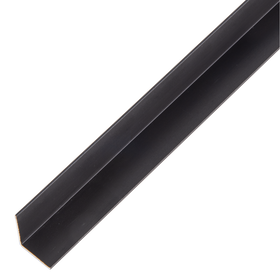 Alberts Hoekprofiel - Aluminium zwart - 15x15x1mm 1m