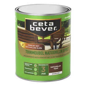CetaBever beits Tuinmeubelbeits natuurlijk effect teak 750ml