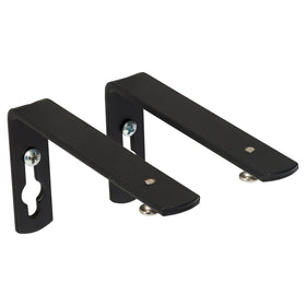 Baseline Steun Gordijnrail Plus - Zwart - 10cm - 2 stuks
