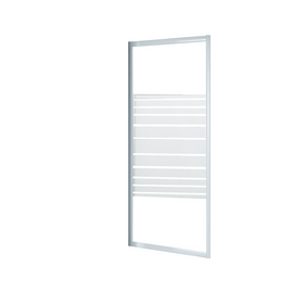 Baseline - Inloopdouche 90 x 185CM - Wit Profiel - 4 mm Helder Glas