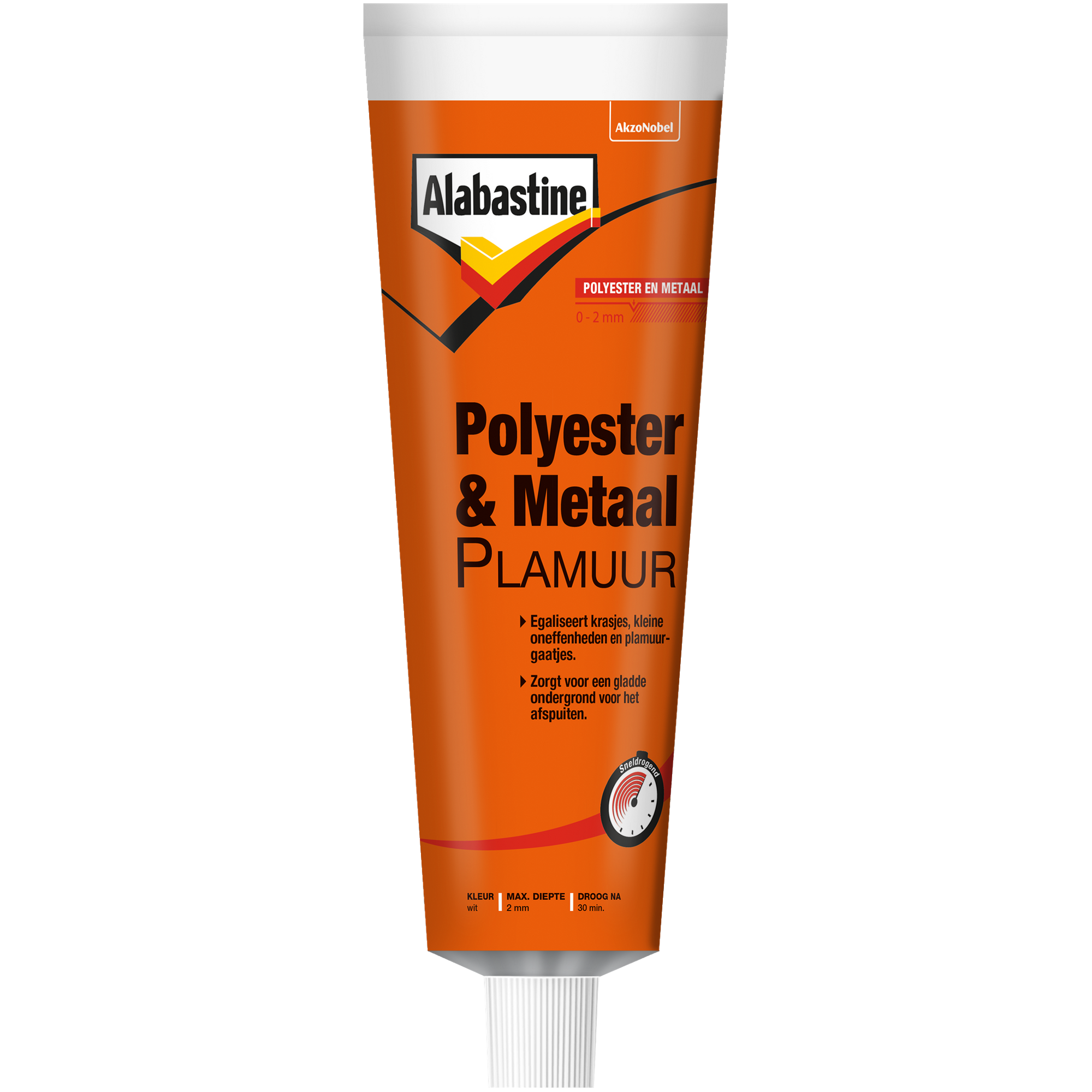 Alabastine Polyester & Metaal Plamuur transparant 125ml