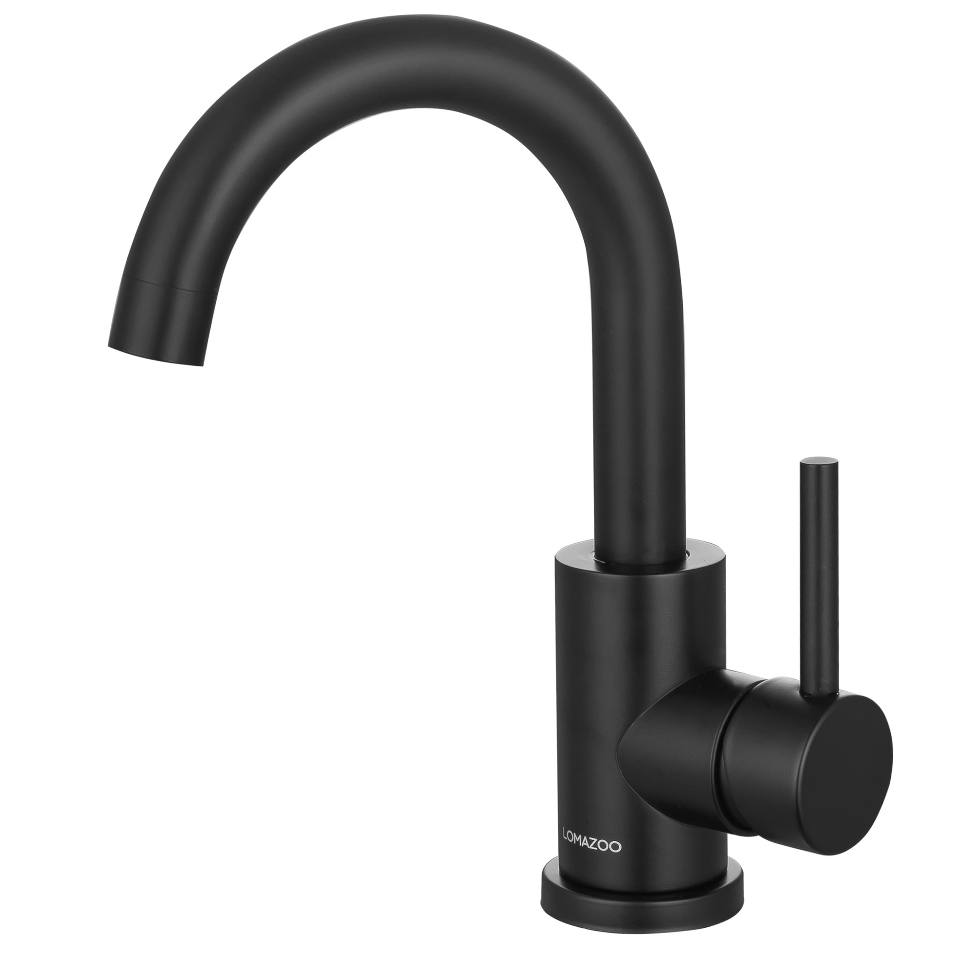 LOMAZOO wastafelkraan zwart Styx