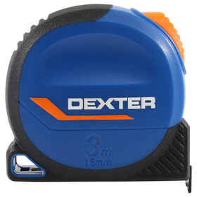 Dexter Rolbandmaat L2 - 3m - 16mm