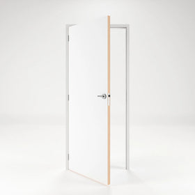 CanDo Deur-Kozijn Combinatie Basic 2A01 - Wit - Gegrond - Stomp - Links - 83x201,5cm - 56x90cm