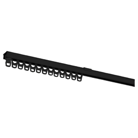 Baseline gordijnrails Plus compleet zwart 160 - 300 cm