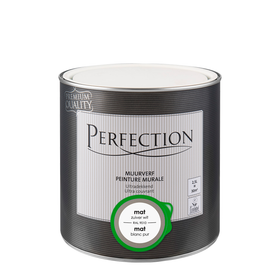 Perfection Ultradekkend Muurverf - Mat - Zuiver Wit RAL 9010 - 2,5L