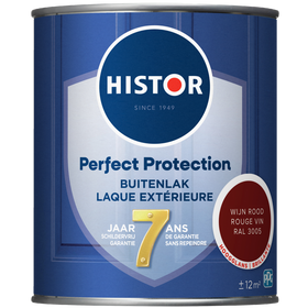 Histor Perfect Protection Buitenlak Hoogglans Wijn Rood Ral 3005 0,75 Ltr
