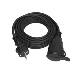 Sencys schuko type H07RN-F - 3G1.5mm² 2,5m zwart