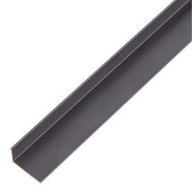 Alberts Hoekprofiel - Aluminium zwart - 20x10x1mm 1m