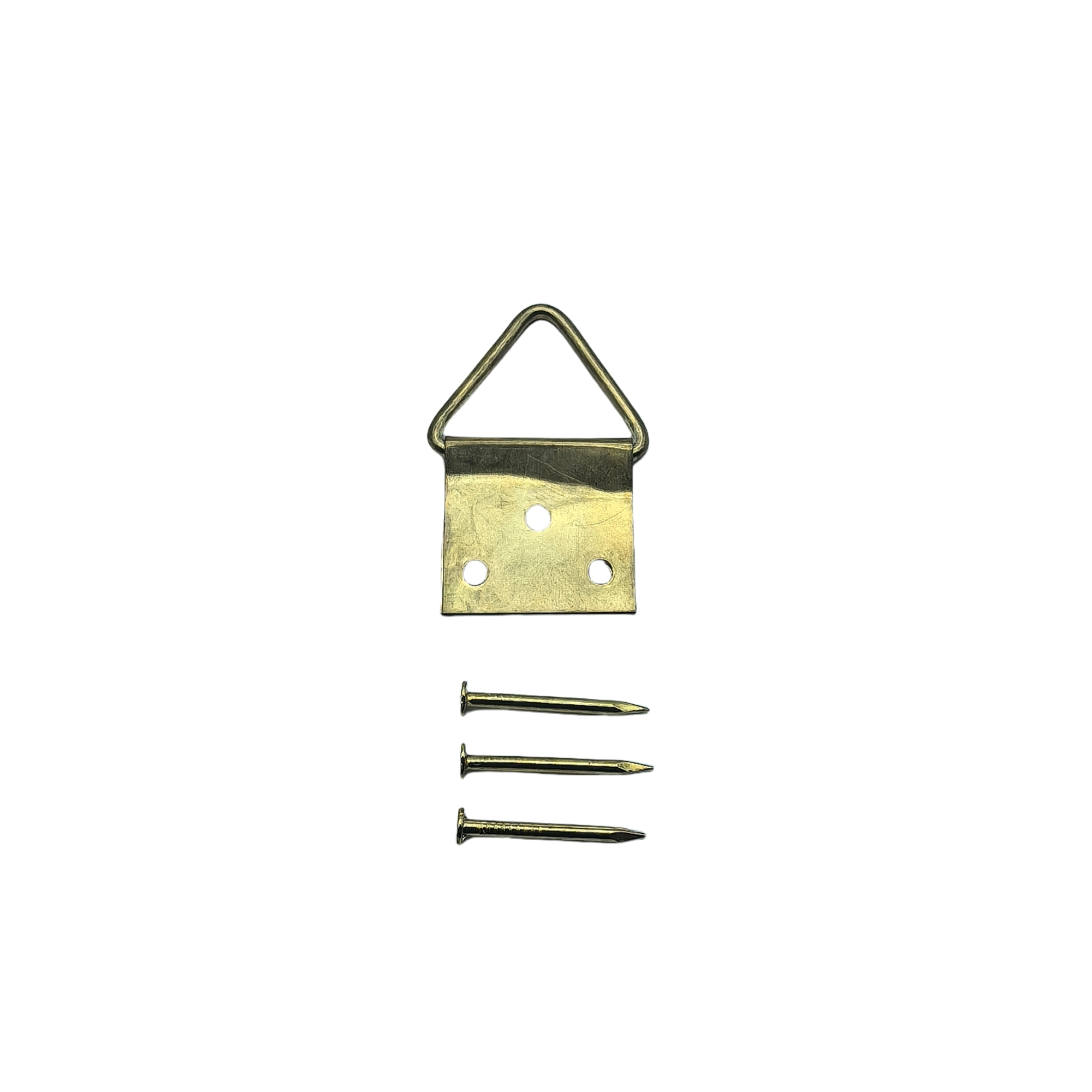 schilderijhanger 20mm vermessingd per 10