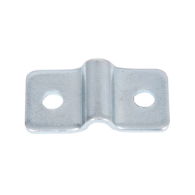 Alberts Verbindingsplaat - Galvanisch Blauw Staal - 40x20x2mm - 4 stuks