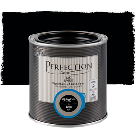 Perfection Houtlak Lak - Zijdeglans - Zwart - 375ml