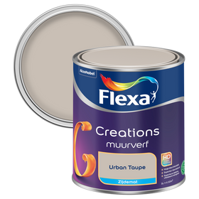 Flexa Creations Muurverf - Zijdeglans - Urban Taupe - 1L