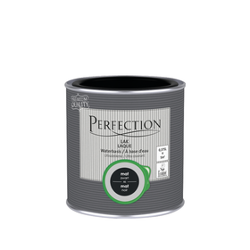 Perfection Houtlak Ultradekkend - Mat - Zwart - 375ml