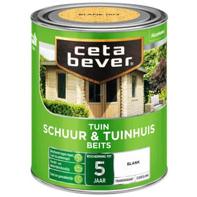 CetaBever transparant schuur- & tuinhuis beits 003 blank 750ml