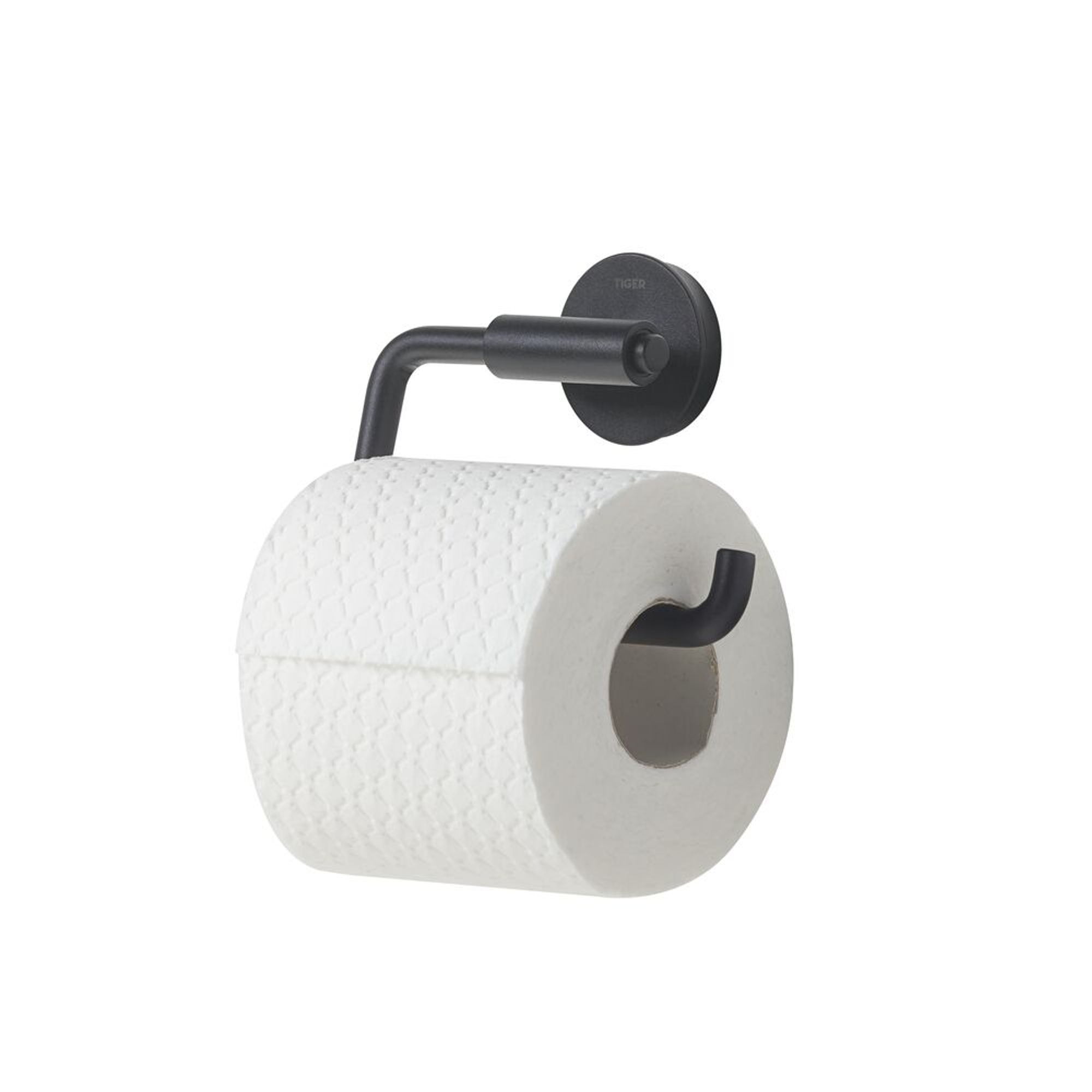 Tiger Toiletrolhouder Urban - RVS - Zwart Mat