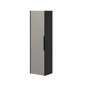 Aurlane Hoge Badkamerkast Titanium 35cm - Zwart Mat - 35x120x25cm