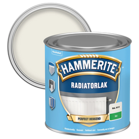 Hammerite Radiatorlak - RAL 9010 - Mat 250ml